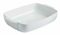 Pyrex Signature ovenschaal keramiek wit 35x25cm - thumbnail