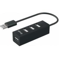 Equip 128955 128955 USB-hub 4 poorten USB-A USB 2.0 480 MBit/s Zwart - thumbnail