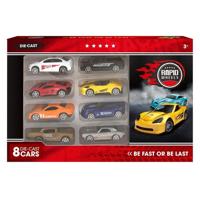 Basic Rapid wheels die-cast auto&apos;s 8 stuks - thumbnail