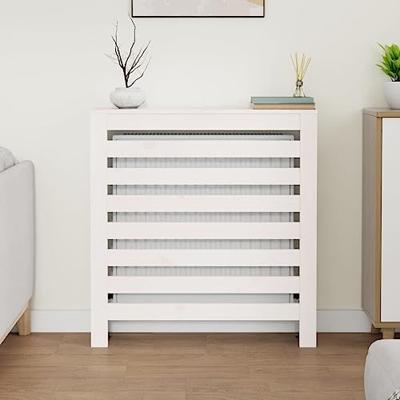 VidaXL Radiatorombouw 79,5x19x84 cm massief grenenhout wit