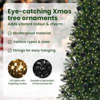 VidaXL Kunstkerstboom met 300 led met standaard groen 210 cm pe en pvc - thumbnail