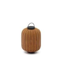 Kave Home Oplaadbare Tafellamp 'Saranella' Rotan, 37cm hoog, kleur Bruin - thumbnail