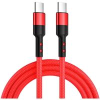 Caruba USB-C To USB-C 60W Cable 1 Meter Red - thumbnail