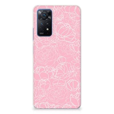Xiaomi Redmi Note 11 Pro 5G | TPU Case | White Flowers
