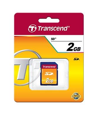 Transcend SD geheugenkaart - 2GB