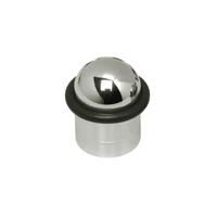 Intersteel Deurstop met ring - nikkel glans - thumbnail