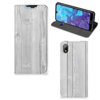 Huawei Y5 (2019) Book | Wallet Case | White Wood - thumbnail