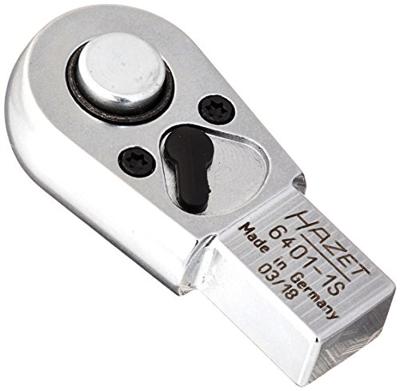 HAZET Insteek-omschakelratel 6401-1S · 9 x 12 mm insteekvierkant massief · 1/4 inch (6,3 mm) vierkant massief · Lengte: 46,5 mm HAZET Insteek-omschakelratel 6401-1S · 9 x 12 mm insteekvierkant massief · 1/4 inch (6,3 mm) vierkant massief · Lengte: 46,5 mm