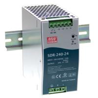 MEAN WELL SDR-240-24 DIN-rail netvoeding 24 V/DC 10 A 240 W Aantal uitgangen:1 x Inhoud 1 stuk(s) - thumbnail