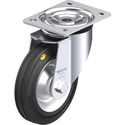 Blickle L-RD 162R Zwenkwiel Wieldiameter: 160 mm Draagvermogen (max.): 225 kg 1 stuk(s)