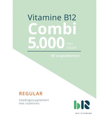 B12 Combi 5.000 met Folaat - 60 tabletten