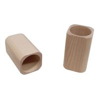 Playwood Pennenbakje vierkant beukenhout, 9,5cm - thumbnail