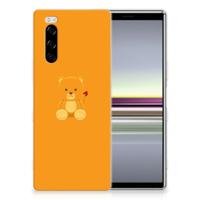 Sony Xperia 5 Telefoonhoesje met Naam Baby Beer - thumbnail