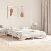 Bedframe Naturel 150 x 200 cm Massief grenenhout - thumbnail