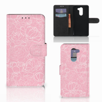 Huawei Honor 6X Hoesje White Flowers - thumbnail