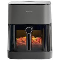 Panasonic NF-CC500SXE Airfryer 5 l 1450 W CoolTouch-behuizing, Stoomtoevoeging, Digitale timer, LC-display, Kijkvenster, Automatische start-stop Grijs - thumbnail