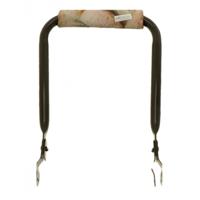 Rugsteun Rugleuning zwart met Peanuts rugkussentje - thumbnail