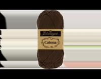 Scheepjes Catona - 10g - 162 Black Coffee - thumbnail