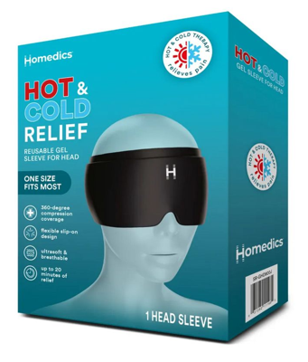 Homedics Hot & Cold Relief Hoofd Gelkompres Homedics Hot & Cold Relief Hoofd Gelkompres