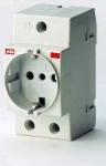 ABB-HAF | Wandcontactdoos met randaarde