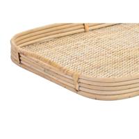 Set van trays DKD Home Decor Bruin Rotan (51.5 x 36 x 7.5 cm) (44.5 x 31.5 x 6 cm) (2 pcs) - thumbnail