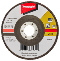 Makita Accessoires Lamellenschuurschijf 125mm Z80 - D-27707 D-27707 - thumbnail