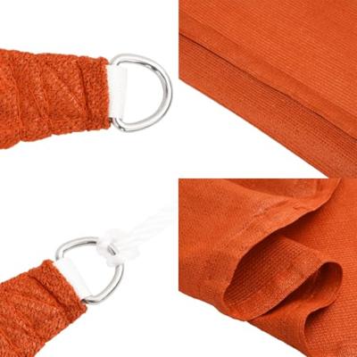 Zonnezeil 160 g/m² 2,5x3 m HDPE oranje - thumbnail