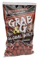 Starbaits Grab & Go Global Boilies 14mm 1Kg Strawberry Jam - thumbnail