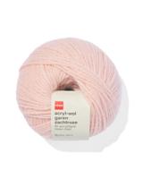 HEMA Acryl-wol garen zachtroze 100gram 165meter - thumbnail