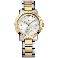 Tommy Hilfiger 1781398 zilverkleurig roestvrijstalen quartzhorloge voor dames - thumbnail
