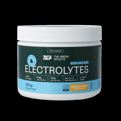 The Green Athlete Electrolytes orange lemon 320 Gram The Green Athlete Electrolytes orange lemon 320 Gram