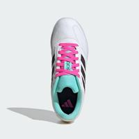 adidas Super Sala III Zaalvoetbalschoenen (IN) Kids Wit Zwart Turquoise Roze - thumbnail