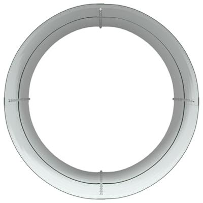 Verhoogde plantenbak Groen 80 x 80 x 81 cm Staal