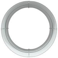 Verhoogde plantenbak Groen 80 x 80 x 81 cm Staal - thumbnail