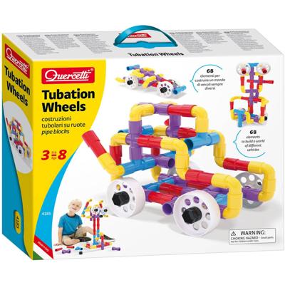 Quercetti buizenconstructie set, 68dlg.