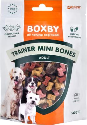 Boxby Trainer Mini Bones kip, lam & rund 140 gram