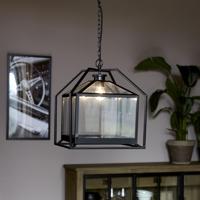 Rivièra Maison Hanglamp 'Rockford' 36cm, kleur Zwart - thumbnail