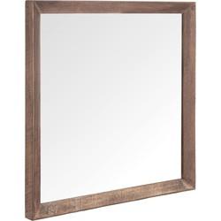 DTP Home Spiegel 'Metropole' Teakhout, 80 x 80cm