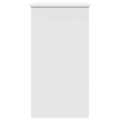 Bureau 80x40x75 cm bewerkt hout wit