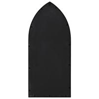 Tuinspiegel 100x45 cm ijzer zwart - thumbnail