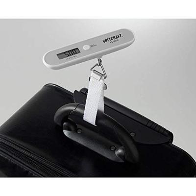 VOLTCRAFT KS-5000 KS-5000 Kofferweegschaal Weegbereik (max.) 50 kg Resolutie 10 g werkt op batterijen Grijs