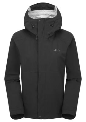 Rab Firewall Hardshell Jas Dames Black 14/L