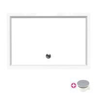 Xenz Mariana douchebak - 120x80x7 - Acryl - wit 6839-01 - thumbnail