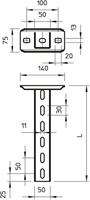 OBO Bettermann 6341632 Hangsteel Metaal 1 stuk(s) - thumbnail