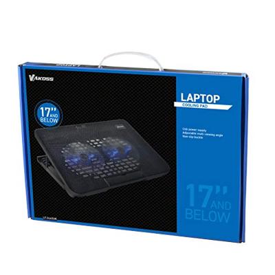 Vakoss LF-2463 laptop cooling pad 43,2 cm (17") Zwart