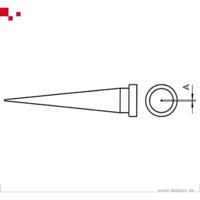 Weller LT O Soldeerpunt Conisch Lengte soldeerpunt: 13 mm Inhoud: 1 stuk(s) - thumbnail