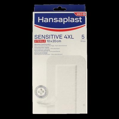 Hansaplast Pleisters sensitive 4XL 5 Stuks
