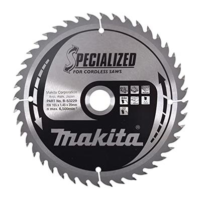 Makita Accessoires Cirkelzaagblad Hout | Specialized 165x20x1,45 44T 23g - B-53229 B-53229