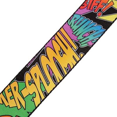 Levys Leathers MPD2C-036 polyester gitaarband met print - kersploosh