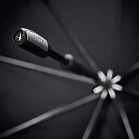 SENZ XXL STICK STORM UMBRELLA PIN STRIPES BLACK - thumbnail